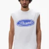 Sequin Script Tank Top
