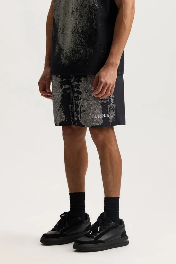 Worn Crystals All Around Short